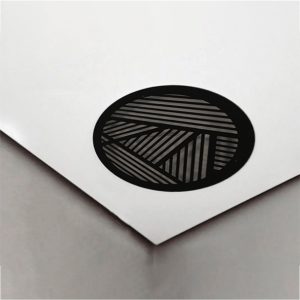 Магнитная вентрешетка Черная ПВХ круглая ( облегченная 100мм )