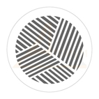 Магнитная вентрешетка круглая Белая ( 130мм )